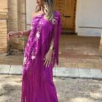 Vestido Mantón Buganvilla