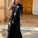 Vestido Mantón Negro