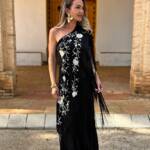 Vestido Mantón Negro