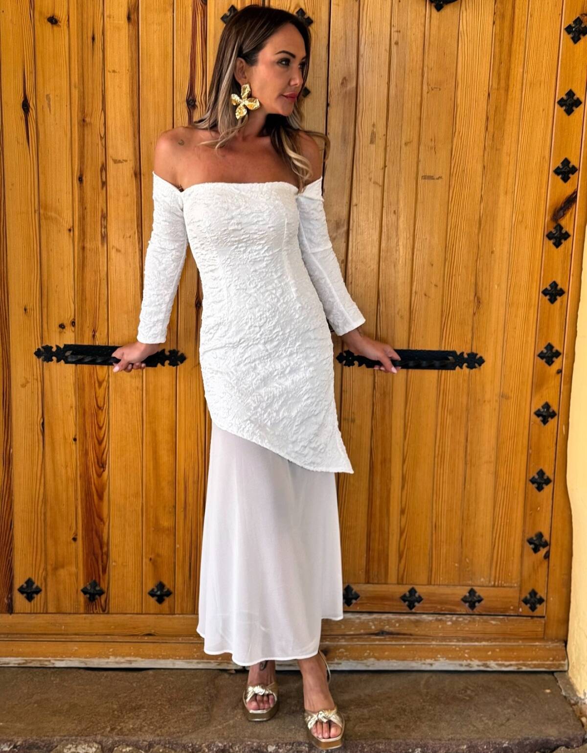 Vestido Yanira Blanco - Imagen 10