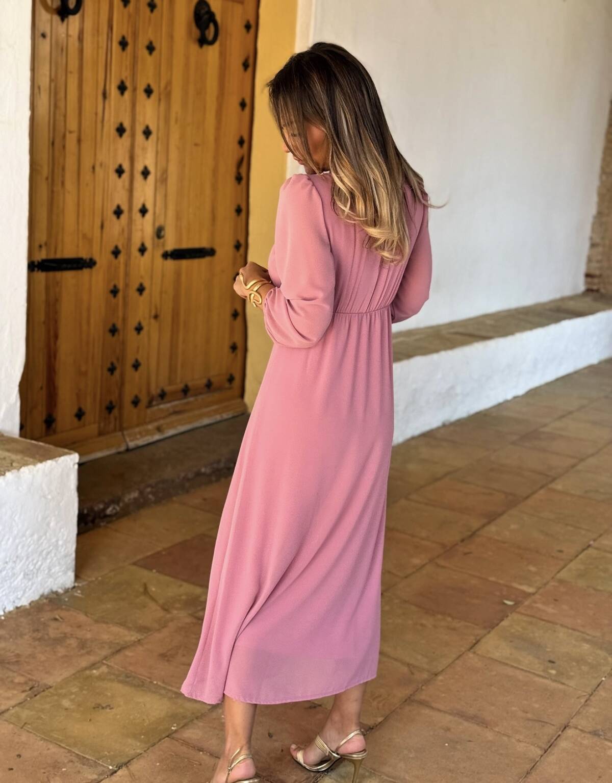 Vestido Isabel Rosa - Imagen 6