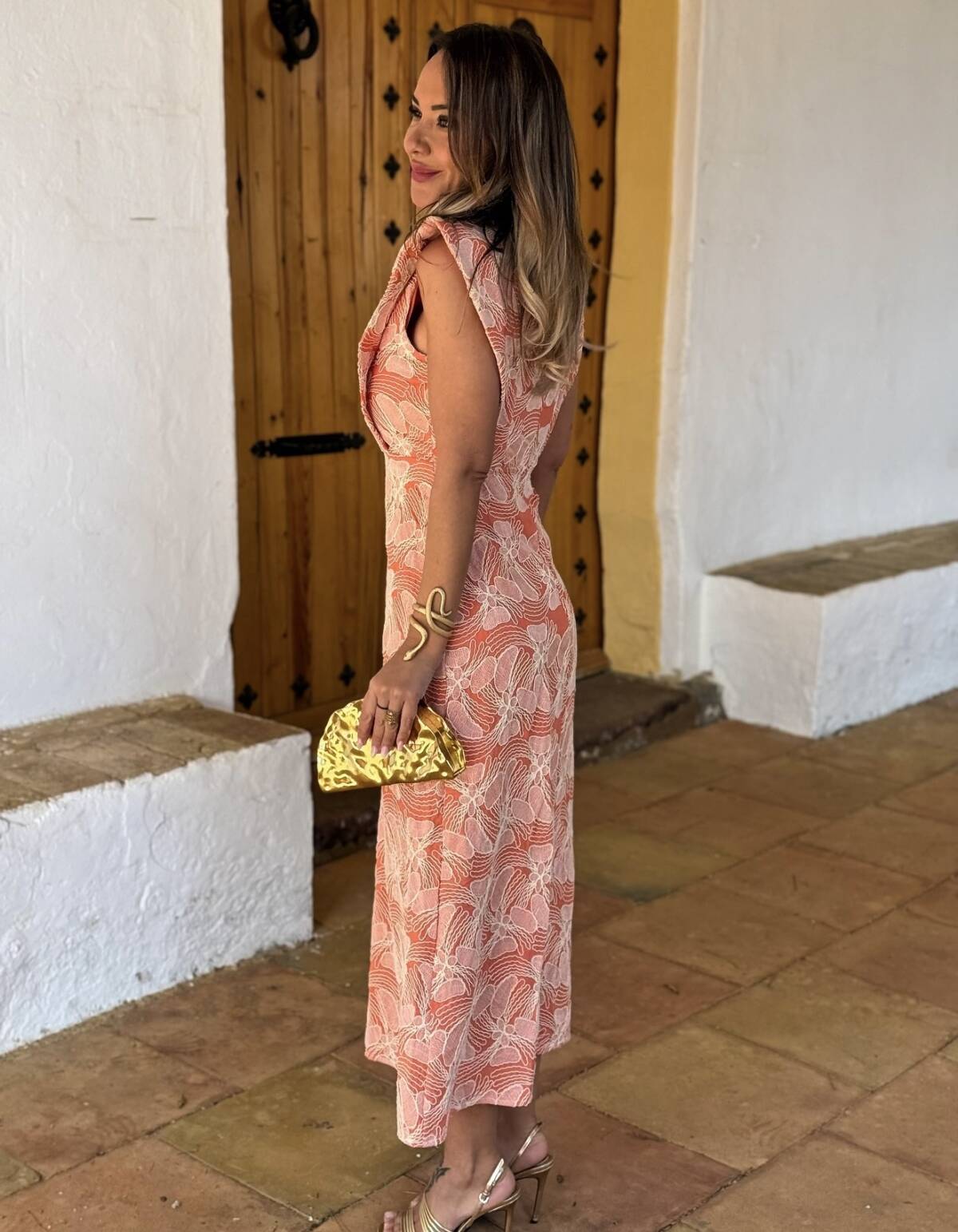 Vestido María Salmón - Imagen 4