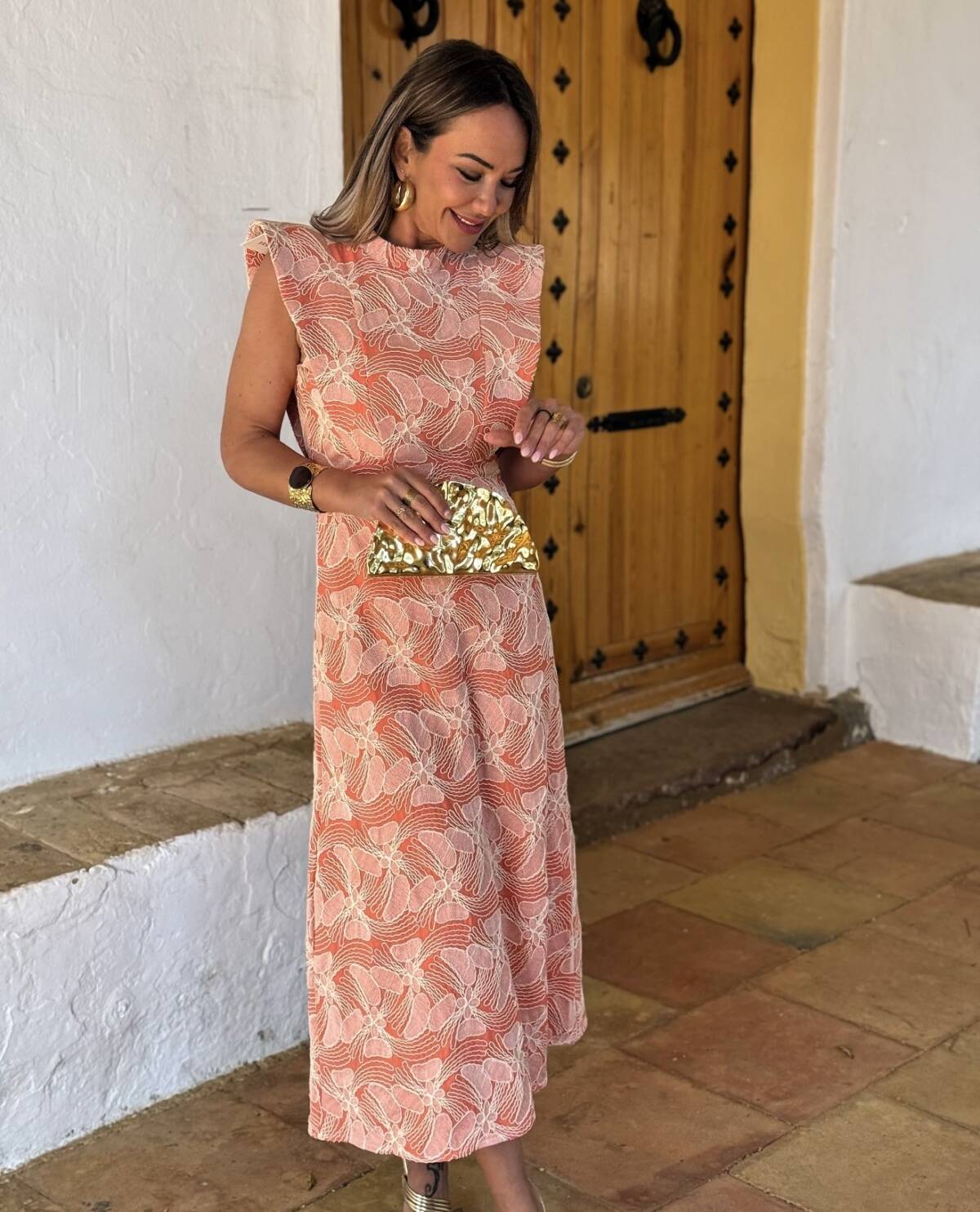 Vestido María Salmón - Imagen 5