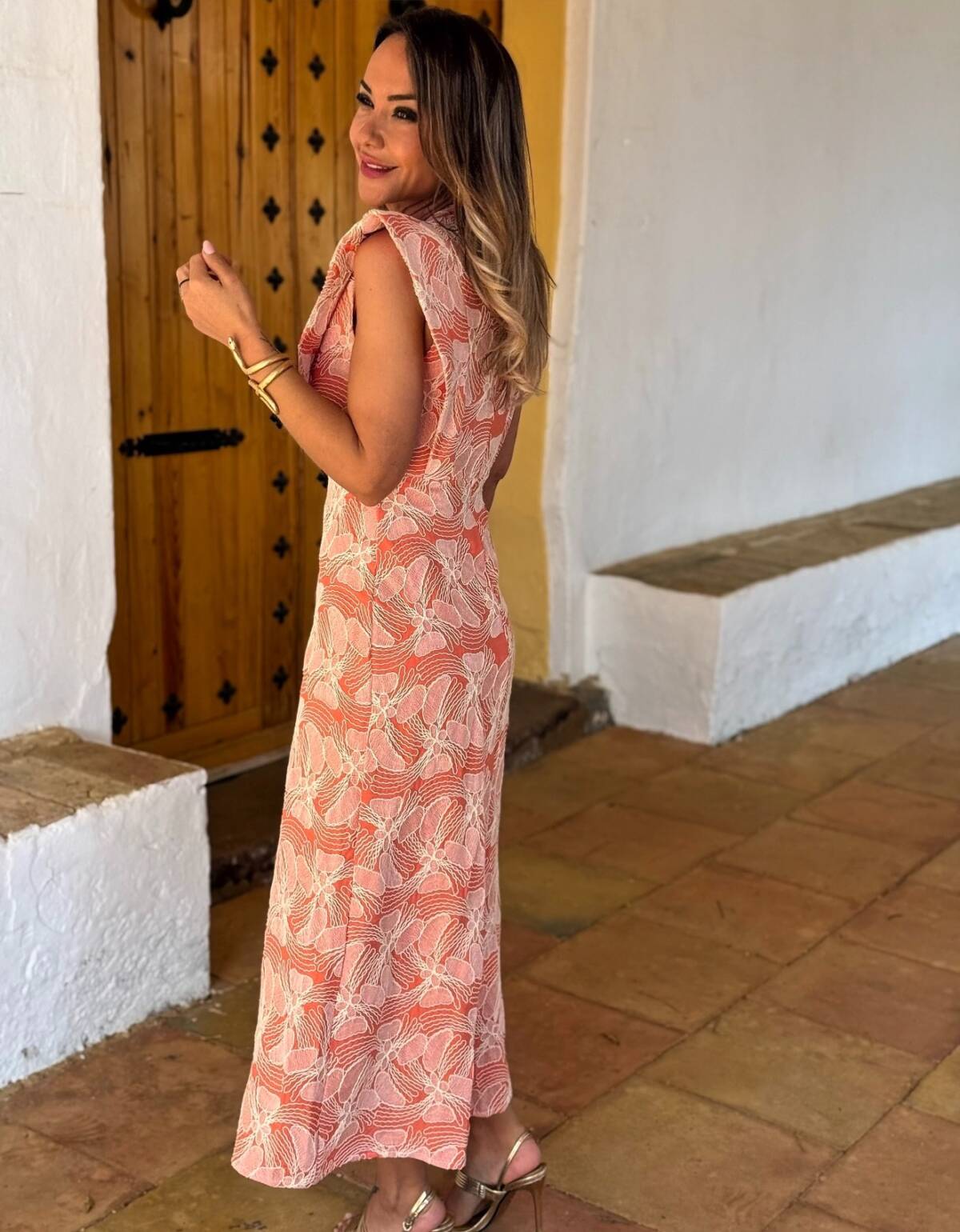 Vestido María Salmón - Imagen 6