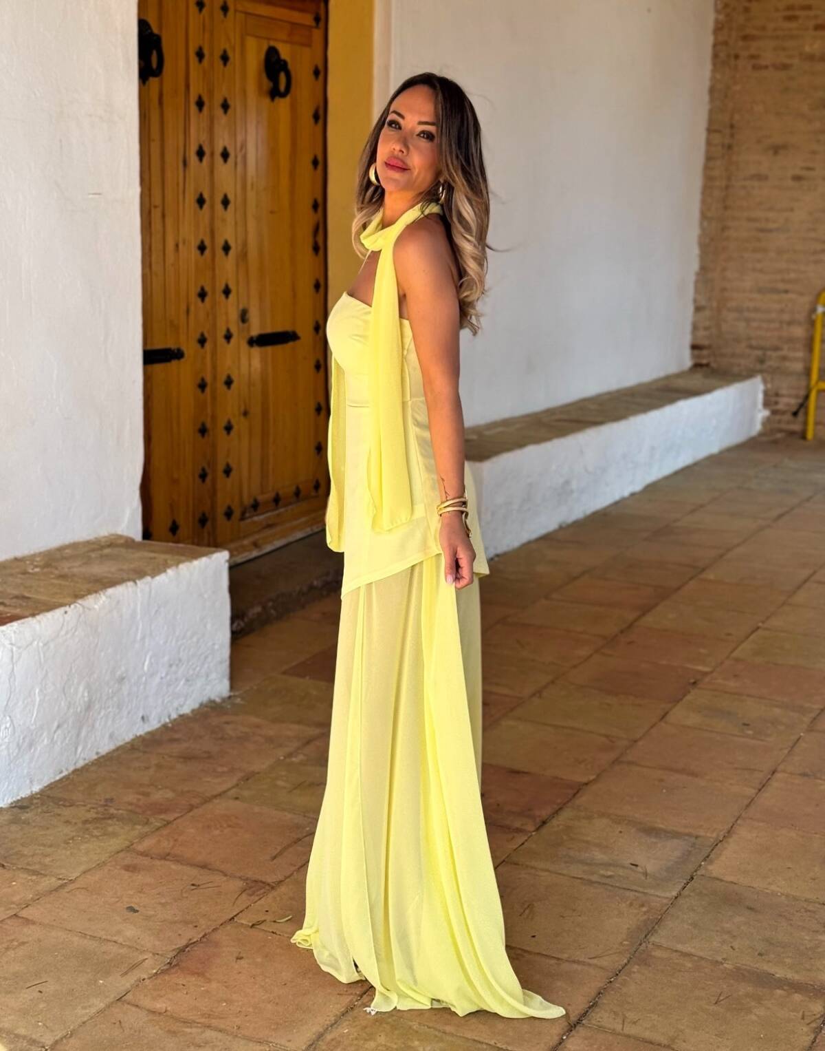 Vestido Falda Tul Amarillo - Imagen 11