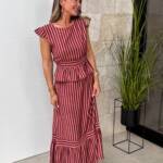 Conjunto Thais Coral Buganvilla