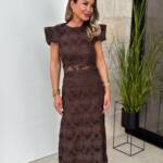 Conjunto Marisela Marrón