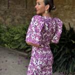 Conjunto Manga Campana Olivo Morado