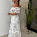 Vestido Calado Blanco