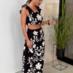 Conjunto Marlen Blanco Negro