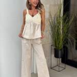 Conjunto Cuerda Beige