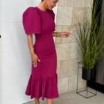 Vestido Farol Volante Buganvilla