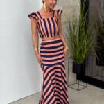 Conjunto Falda Sirena Coral Marino