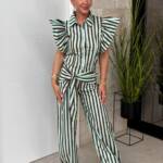 Conjunto Athenea Turquesa Marrón