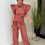 Conjunto Athenea Naranja Buganvilla