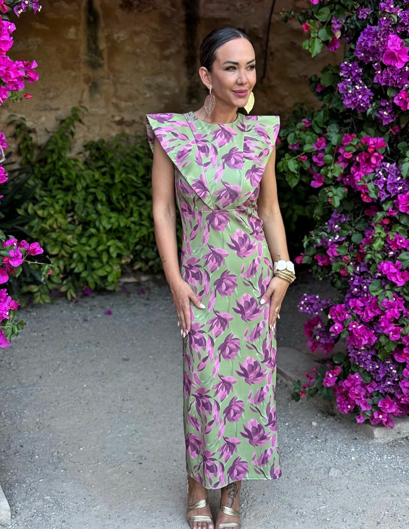 Screenshot Vestido Solapas Verde - Imagen 1