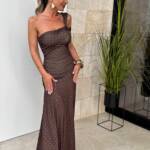 Vestido Musa Lunar Marrón