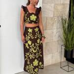 Conjunto Marlen Marrón Lima