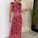 Conjunto Gasa Palmera Coral
