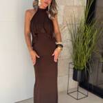 Vestido Vera Marrón