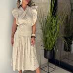 Vestido Paola Beige