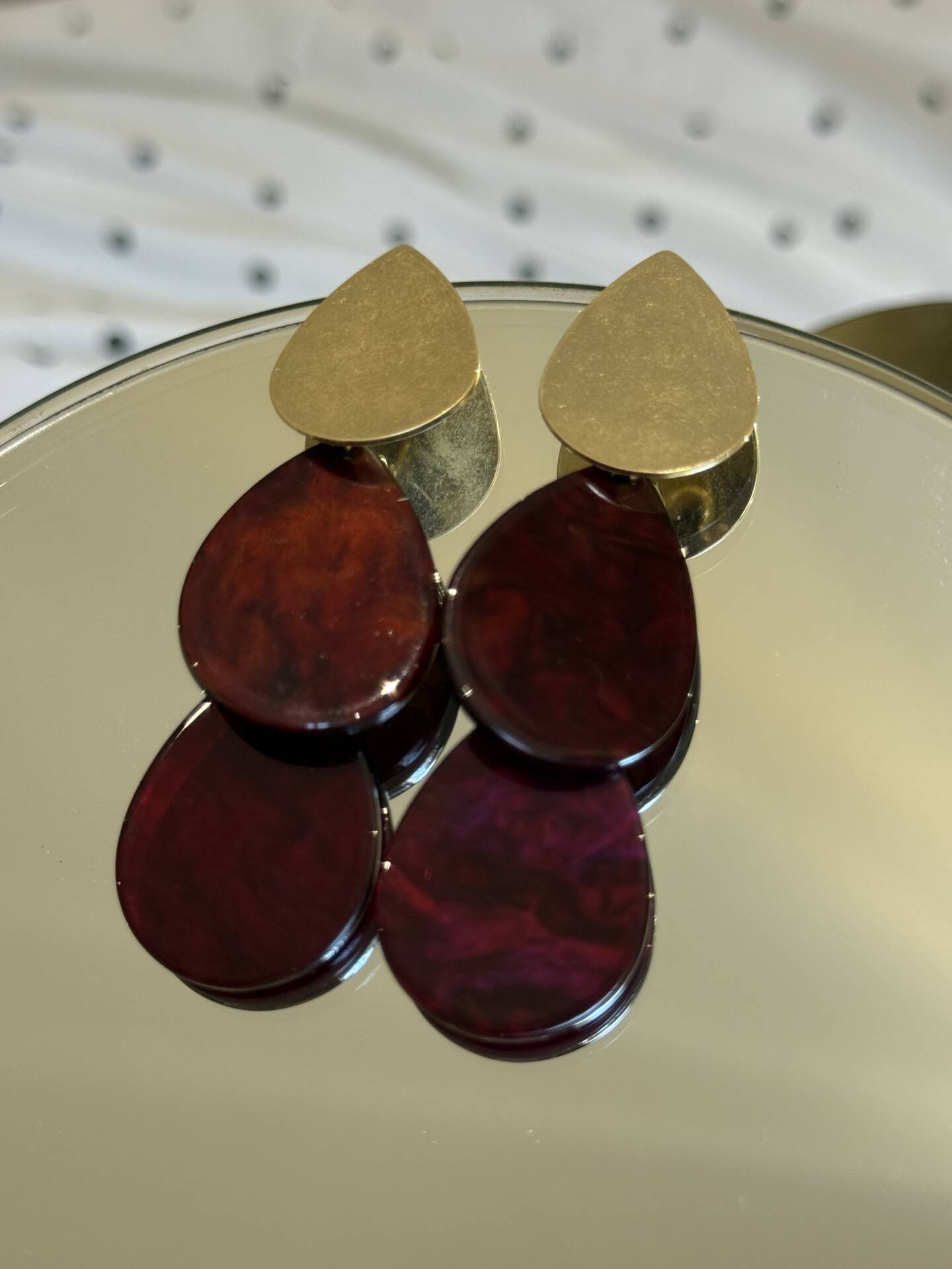 IMG_8368 Pendientes Gota Vino - Imagen 1