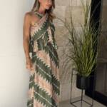 Conjunto Zoe Falda Estampado Verde
