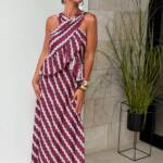 Conjunto Zoe Falda Ondas Vino