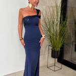 Vestido Musa Lentejuela Marino