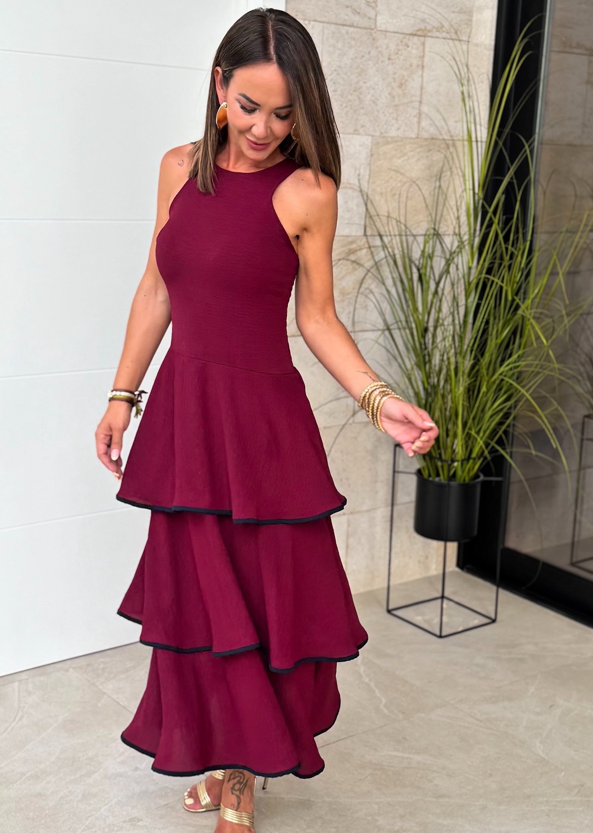 Screenshot Vestido Malabar Vino - Imagen 1