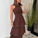 Vestido Malabar Marrón