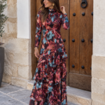 Vestido Alba Estampado Buganvilla