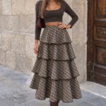 Falda Vicky Marrón