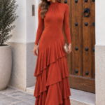 Vestido Alba Teja