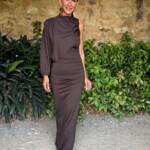Vestido Valeria Chocolate