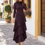 Vestido Alba Berenjena
