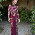 Vestido Olaya Burdeos